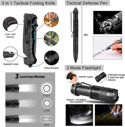 Tactical Survival Kit | 232 PCs Tactical Kit | MilitaryKart