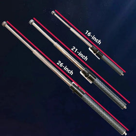 Retractable Safety Walking Stick – Emergency Car Escape Tool with Glass Breaker