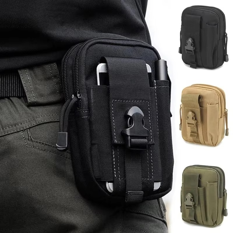 Tactical MOLLE EDC Pouch – Compact Military Belt Bag for Outdoor