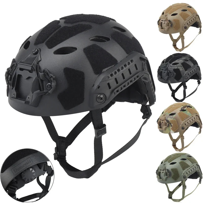 FAST Helmet with NVG Mount & Side Rails – Lightweight Airsoft & Paintball Gear