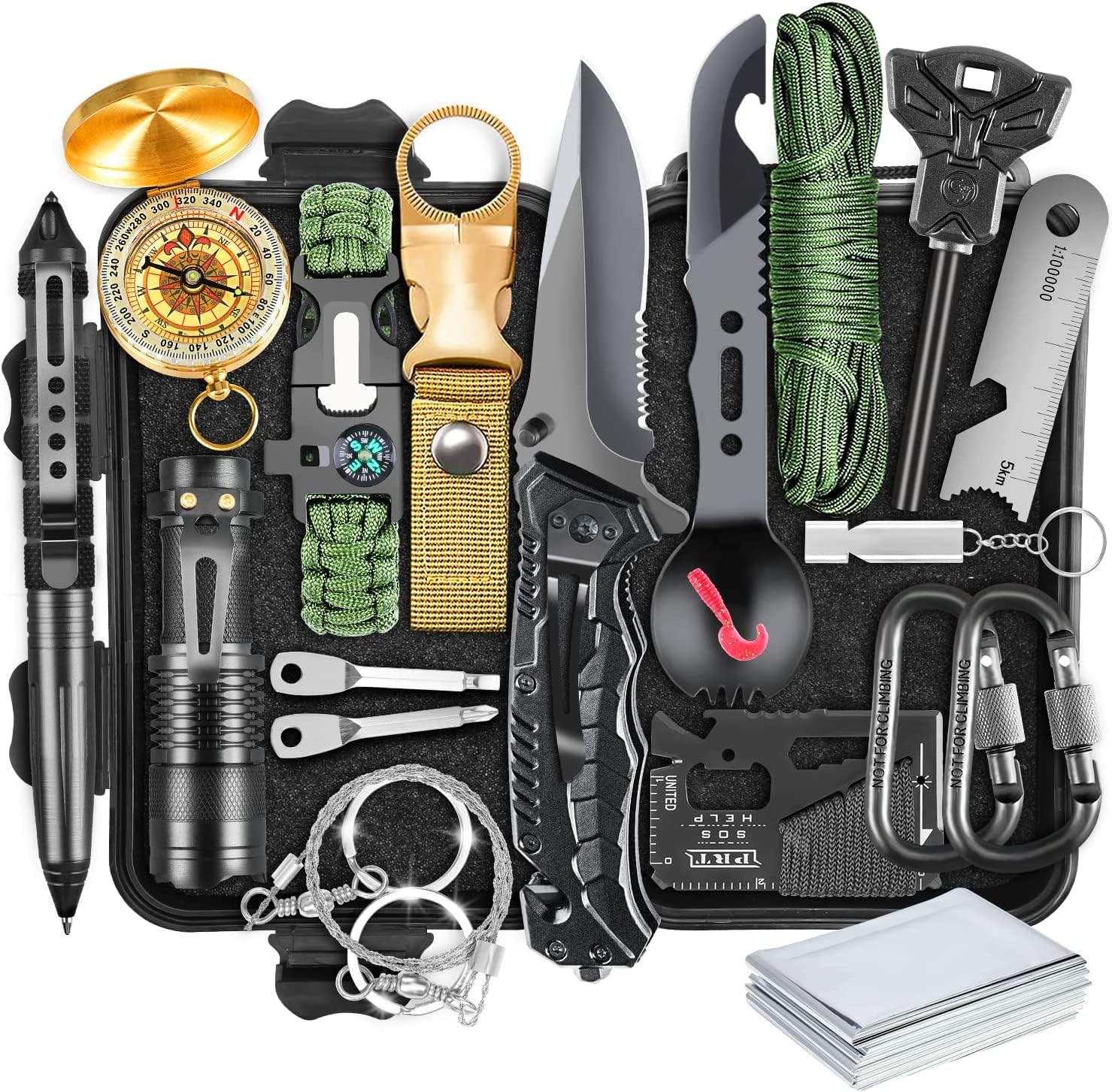 survival gear pack Survival Gear Kit – Camping & Hunting Emergency Essentials