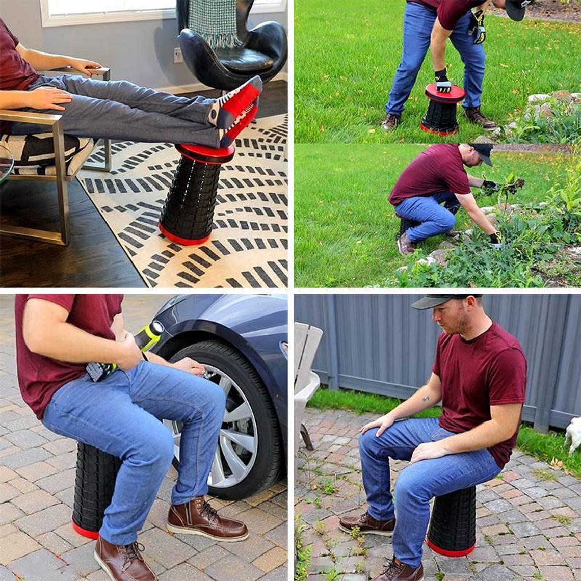Portable Collapsible Stool | Foldable Stool for Camping | MilitaryKart