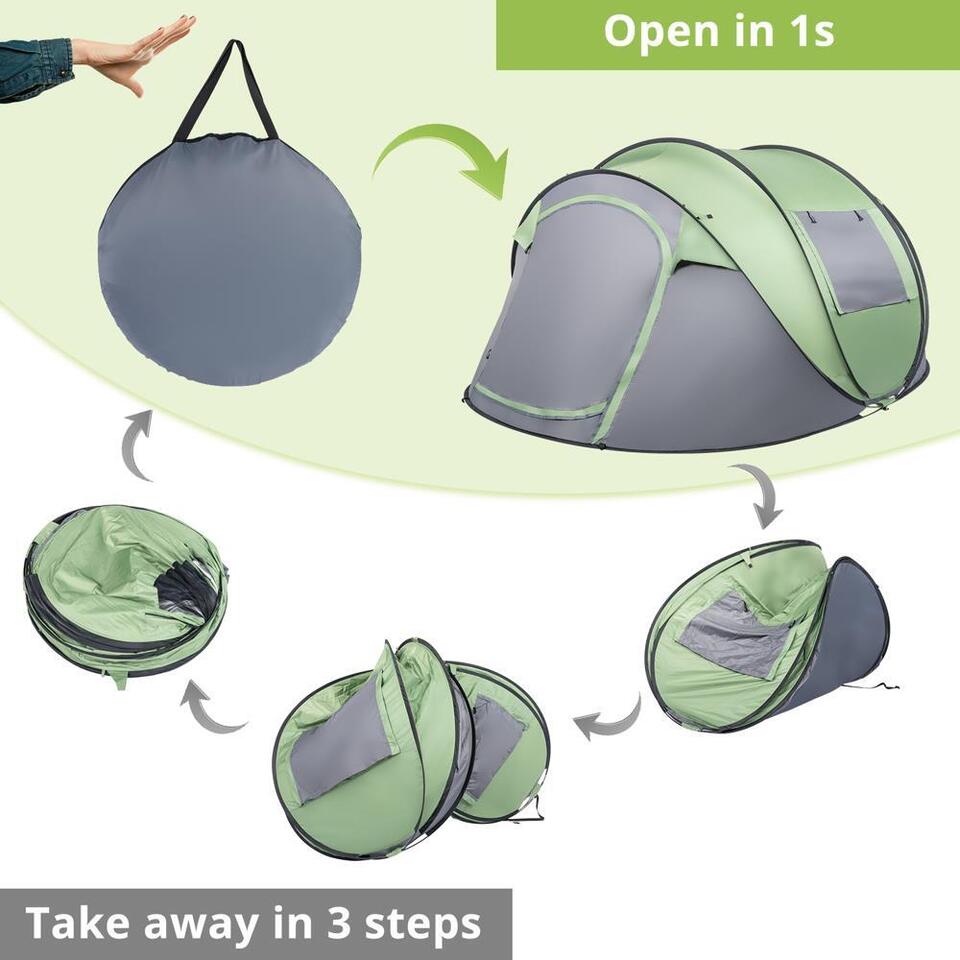 4 Person Camping Tent | Pop Up Camping Tent | MilitaryKart