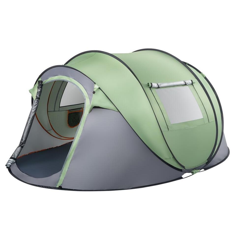 easy pop up camping tent 4 Person Pop-Up Camping Tent – Waterproof Instant Setup Family Tent| MilitaryKart