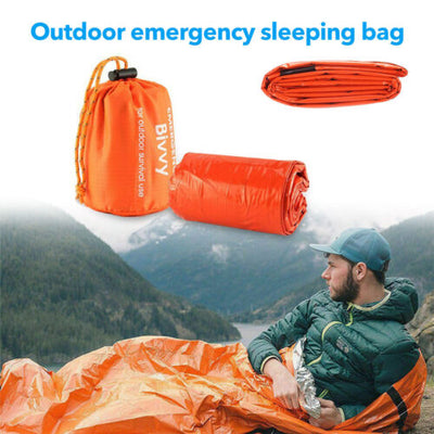 Emergency Sleeping Bag | Survival Blanket Kit | MilitaryKart