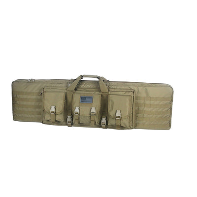 Tactical Double Rifle Bag - Molle Rifle Case for Sniper, Airsoft & Hunting Gear