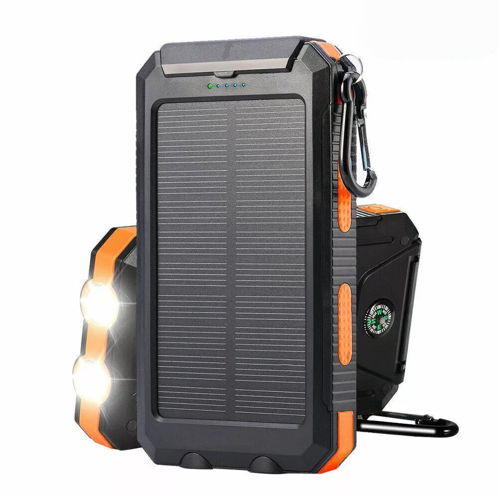 Solar Power Bank Pro 20,000mAh with Twin Flashlight