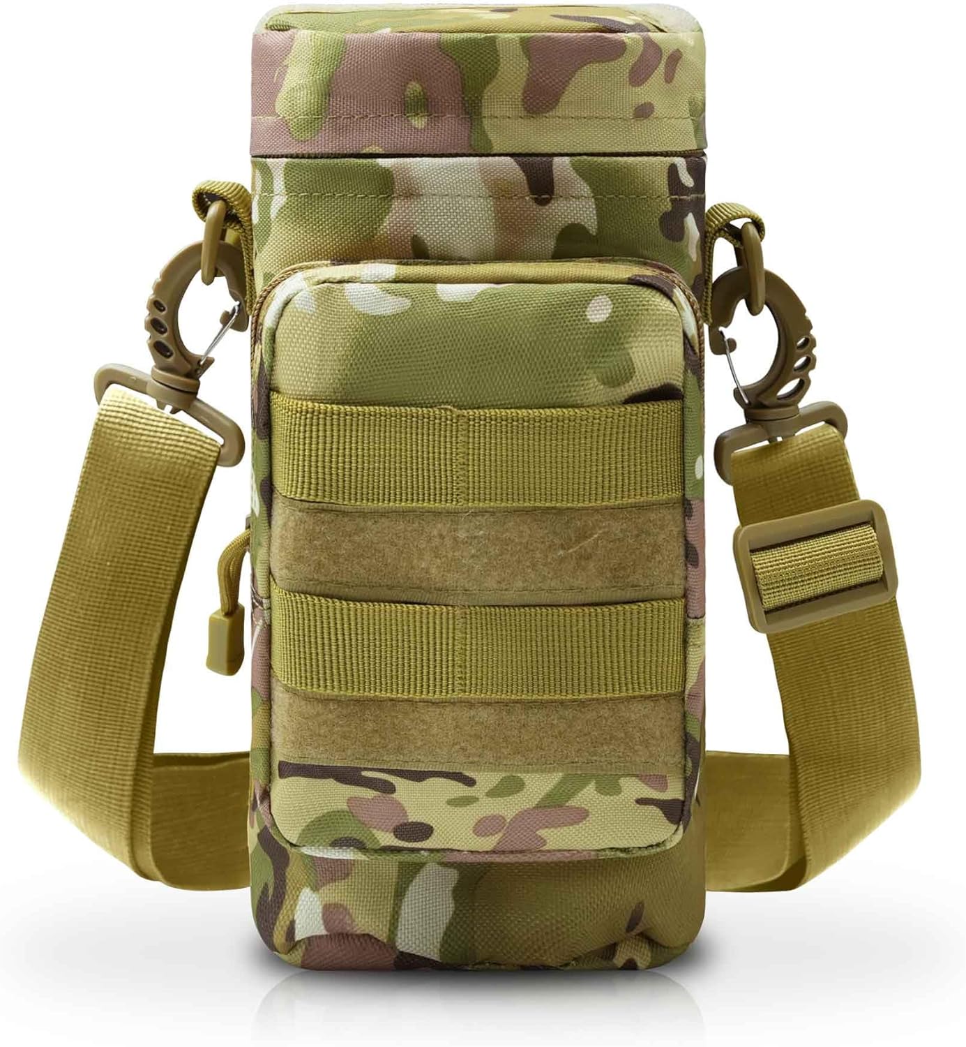 Tactical MOLLE Water Bottle Pouch – Insulated Carrier with Detachable Strap