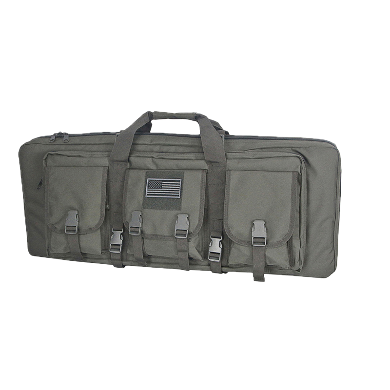 Tactical Double Rifle Bag - Molle Rifle Case for Sniper, Airsoft & Hunting Gear