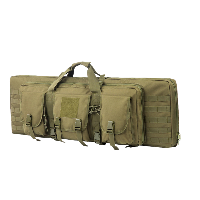 Tactical Double Rifle Bag - Molle Rifle Case for Sniper, Airsoft & Hunting Gear