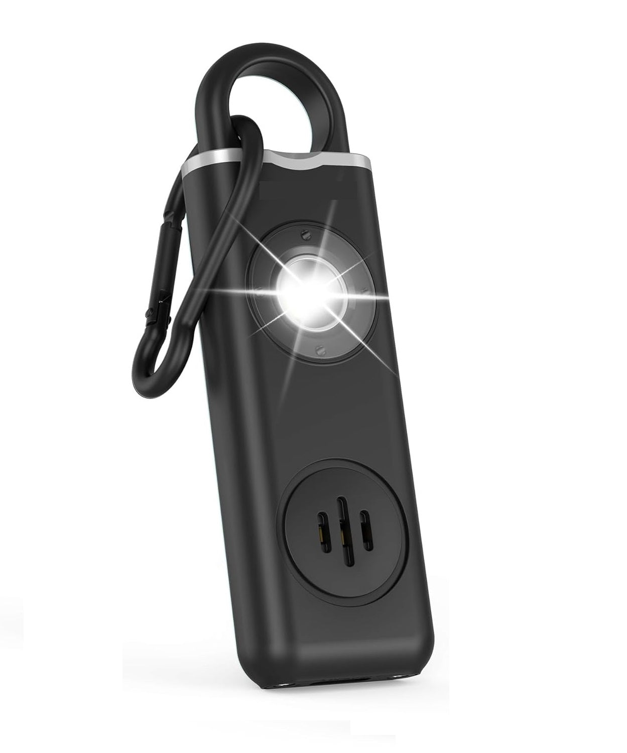 Self Defense Alarm Keychain – 130dB Rechargeable Personal Safety Alarm with LED Light & Carabiner