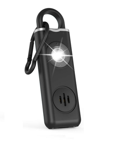 Self Defense Alarm Keychain – 130dB Rechargeable Personal Safety Alarm with LED Light & Carabiner