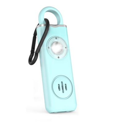 Self Defense Alarm Keychain – 130dB Rechargeable Personal Safety Alarm with LED Light & Carabiner