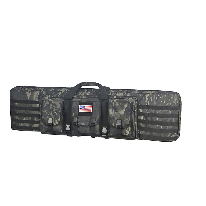 Tactical Double Rifle Bag - Molle Rifle Case for Sniper, Airsoft & Hunting Gear