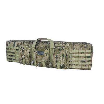 Tactical Double Rifle Bag - Molle Rifle Case for Sniper, Airsoft & Hunting Gear