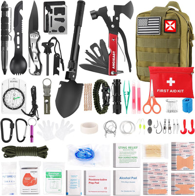 232 PCs Tactical Survival First Aid Kit IFAK Molle System Compatible Outdoor Gear Emergency Kits