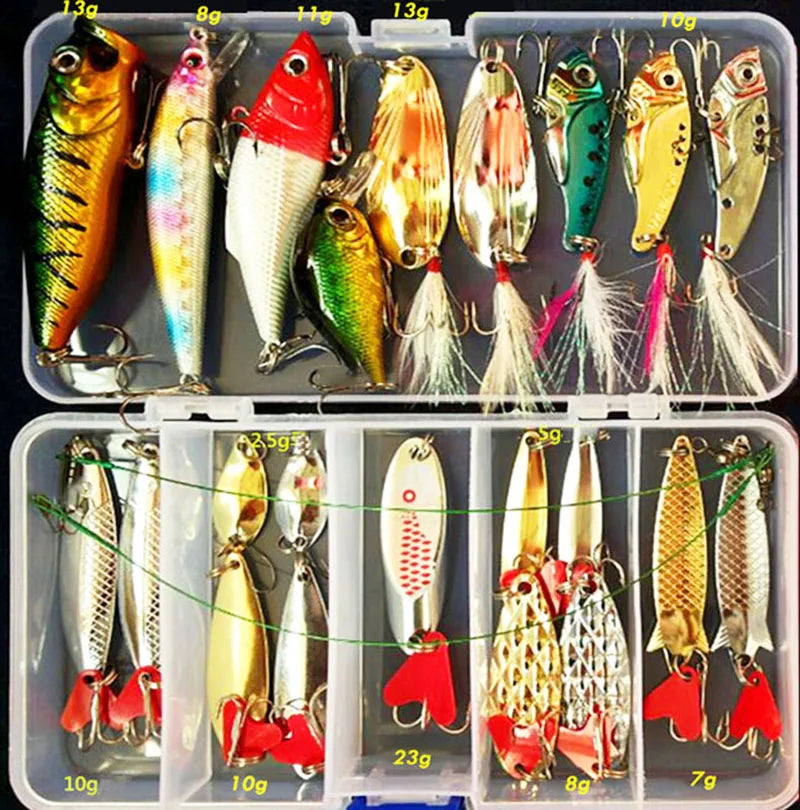 Fishinghappy 275Pcs Fishing Lure Set Kit Soft and Hard Lure Baits Tackle Set Bionic Bass Trout Salmon Minnow Popper Crank Rattlin Pencil Plastic Fishinghappy 275Pcs Fishing Lure Set Kit Soft and Hard Lure Baits Tackle Set Bionic Bass Trout Salmon Minnow Popper Crank Rattlin Pencil Plastic