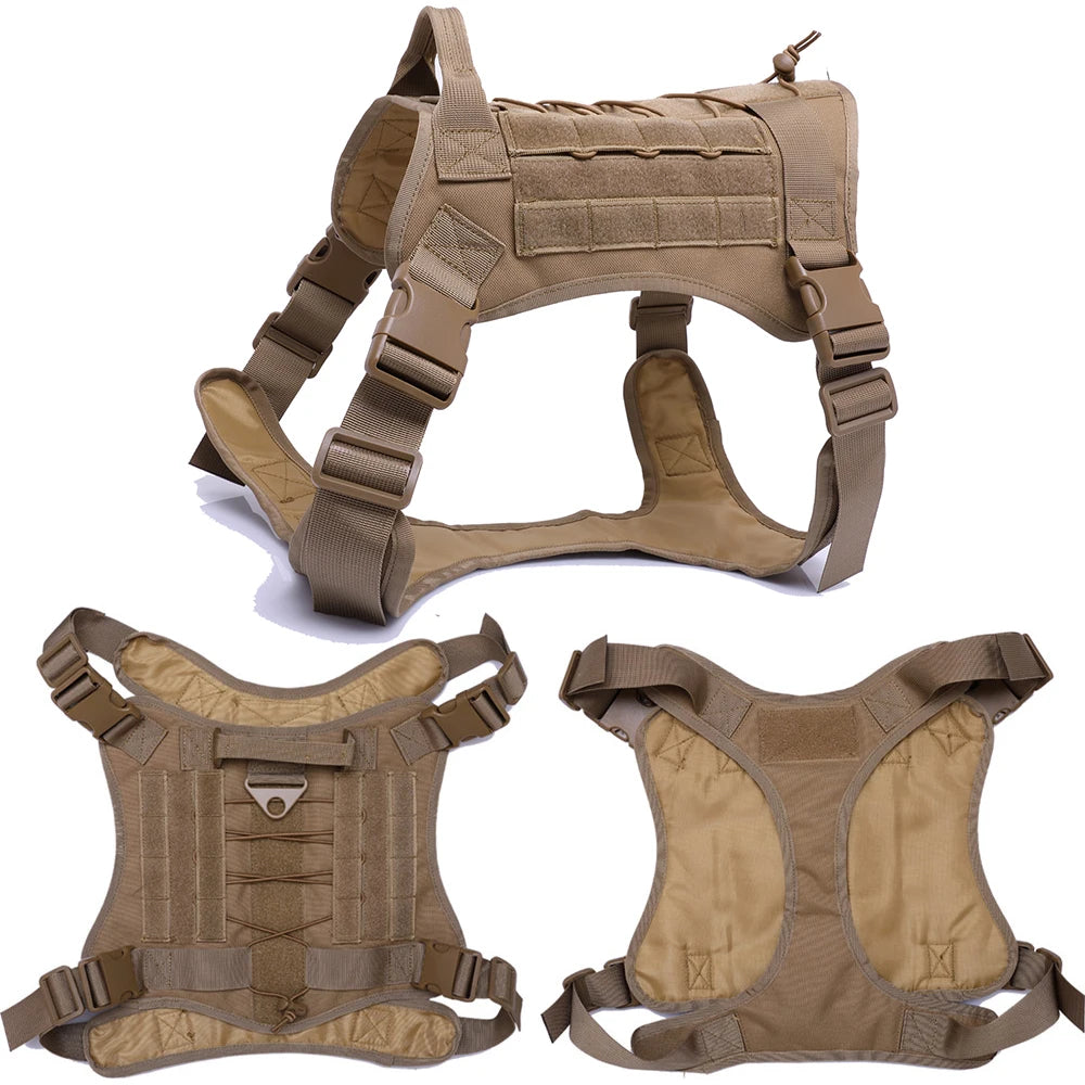 Tactical Dog Harness | Molle Dog Leash | MilitaryKart