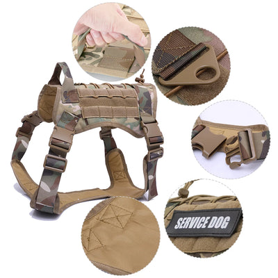 Tactical Dog Harness | Molle Dog Leash | MilitaryKart