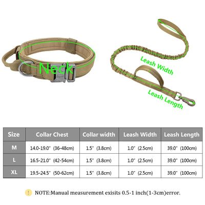 Military Dog Collar | Collar and Leash Set | MilitaryKart