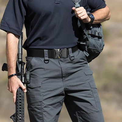 Military Tactical Belt for Men, Heavy Duty Web Metal Alloy Belts with Quick Release Buckle