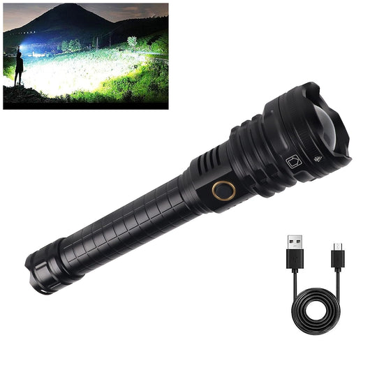 Jicanghai 350000000 Lumen Super Bright LED Tactical Flashlight Rechargeable Led Work Light