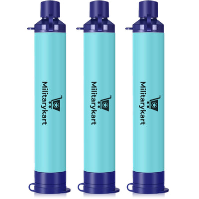 Personal Water Filter - Emergency Survival Water Filtration Straw