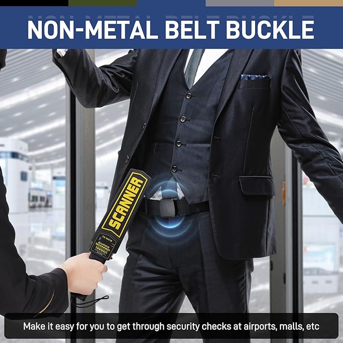 Mens Heavy Duty Canvas Belts with Breathable Webbing