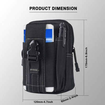 Tactical MOLLE EDC Belt Pouch – Military-Grade Compact Utility Bag