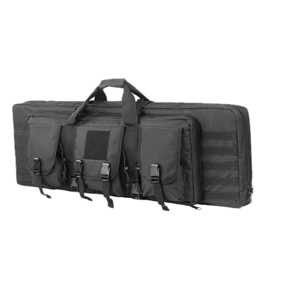 Tactical Double Rifle Bag - Molle Rifle Case for Sniper, Airsoft & Hunting Gear