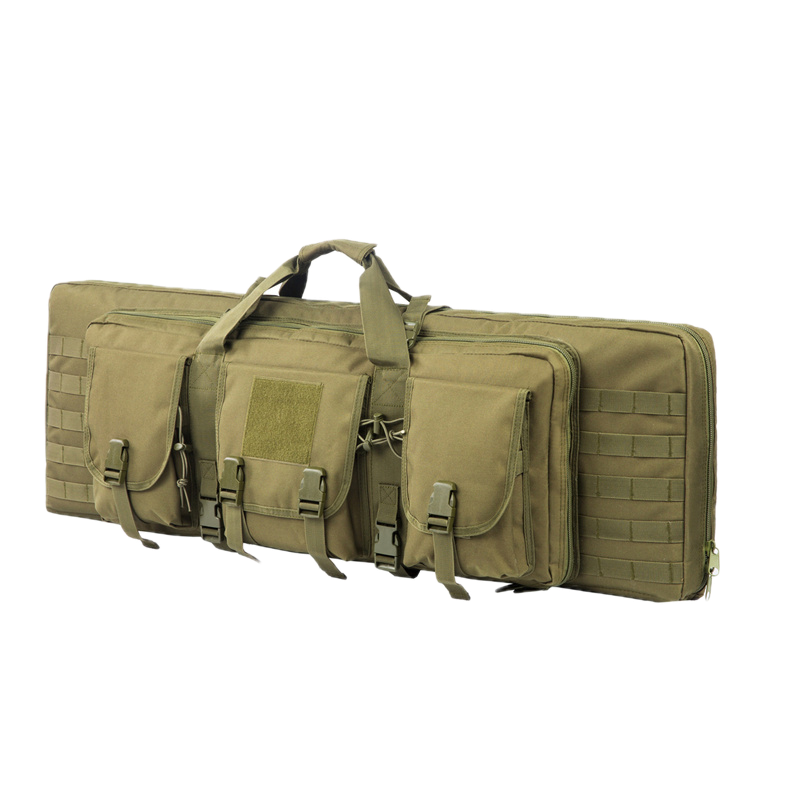 Tactical Double Rifle Bag - Molle Rifle Case for Sniper, Airsoft & Hunting Gear