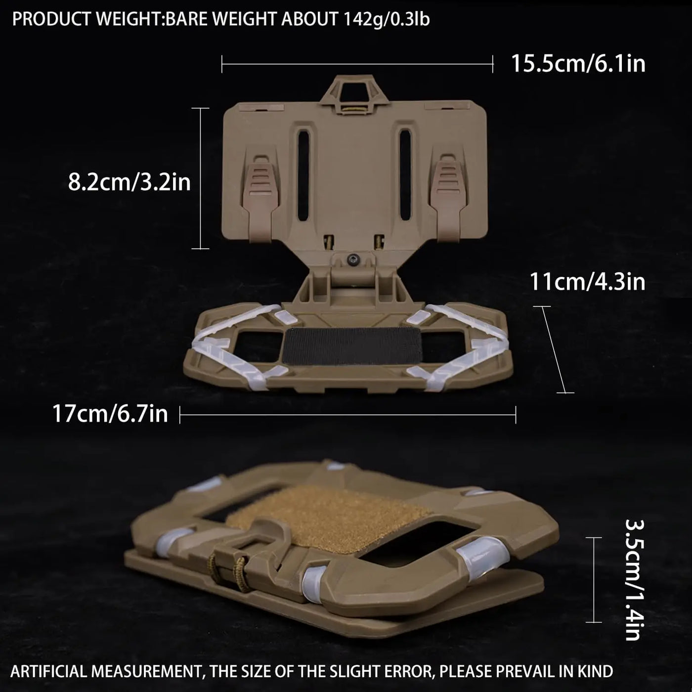 Tactical MOLLE Folding Navigation Board & Mobile Phone Holder Set