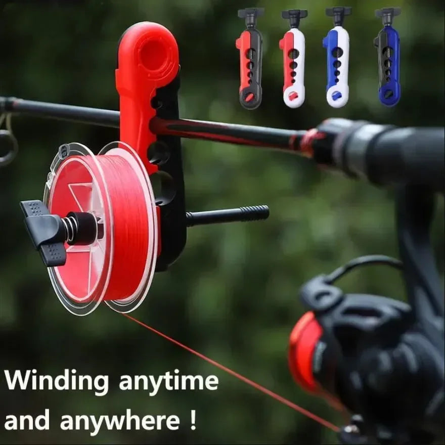 Portable Fishing Line Winder Spooling Tool for Spinning and Baitcasting Reels