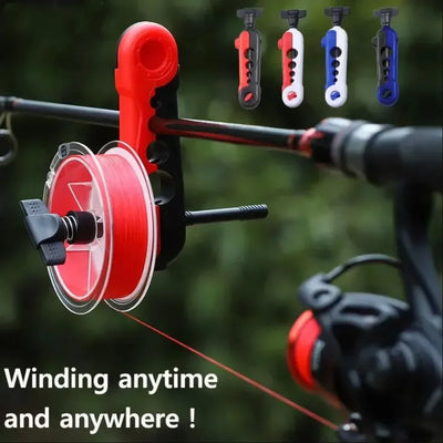 Portable Fishing Line Winder Spooling Tool for Spinning and Baitcasting Reels