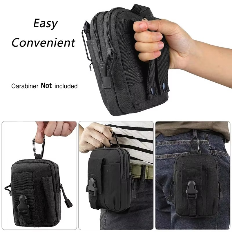 Tactical MOLLE EDC Belt Pouch – Military-Grade Compact Utility Bag