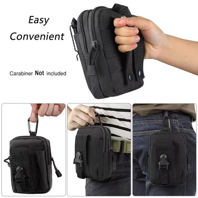 Tactical MOLLE EDC Belt Pouch – Military-Grade Compact Utility Bag