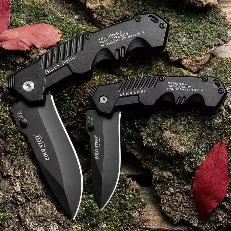 EDC Stainless Steel Folding Knife – Sharp Tactical Pocket Knife for Outdoor Adventures