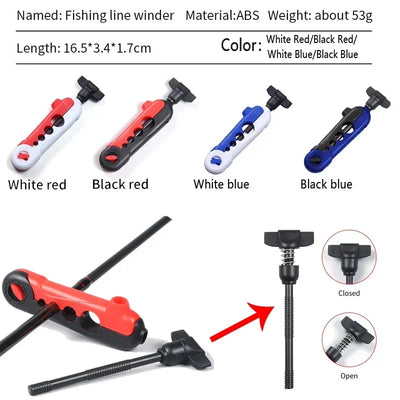 Portable Fishing Line Winder Spooling Tool for Spinning and Baitcasting Reels