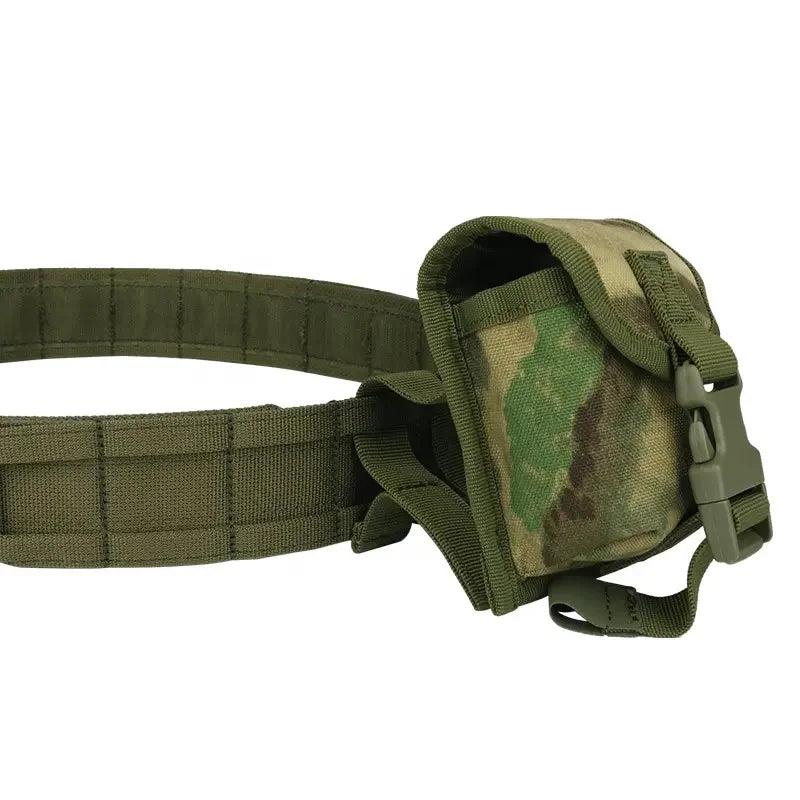 8-in-1 Camouflage Tactical Waist Bag with Molle Combat Belt and Pouches