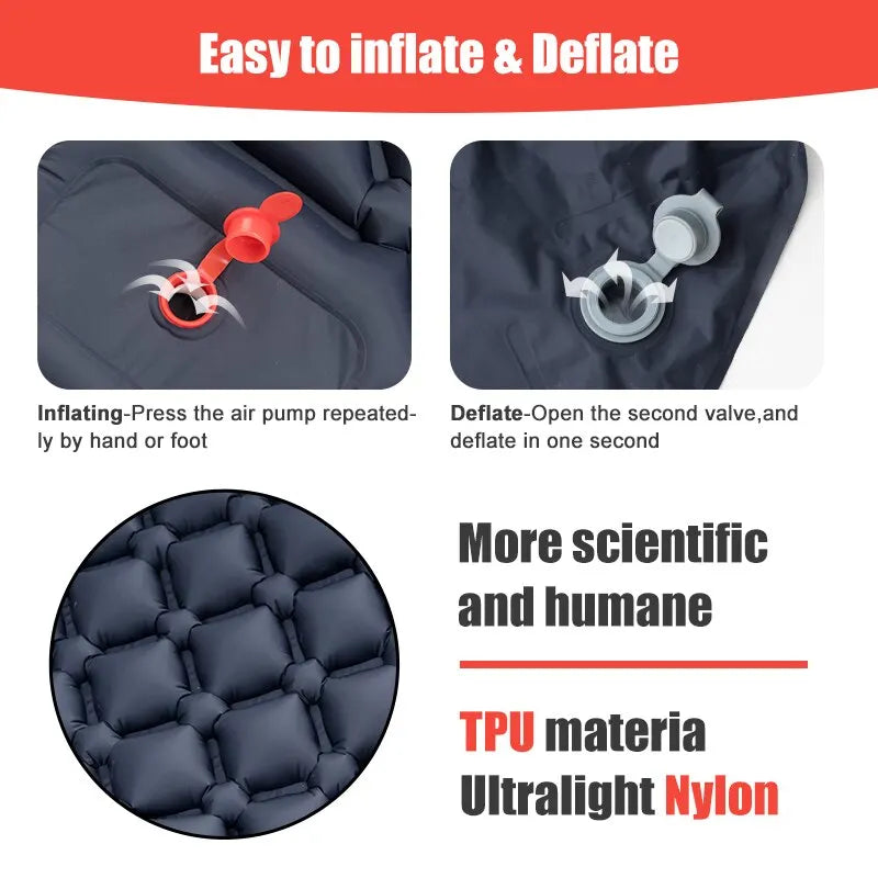 Ultralight Inflatable Camping Sleeping Pad