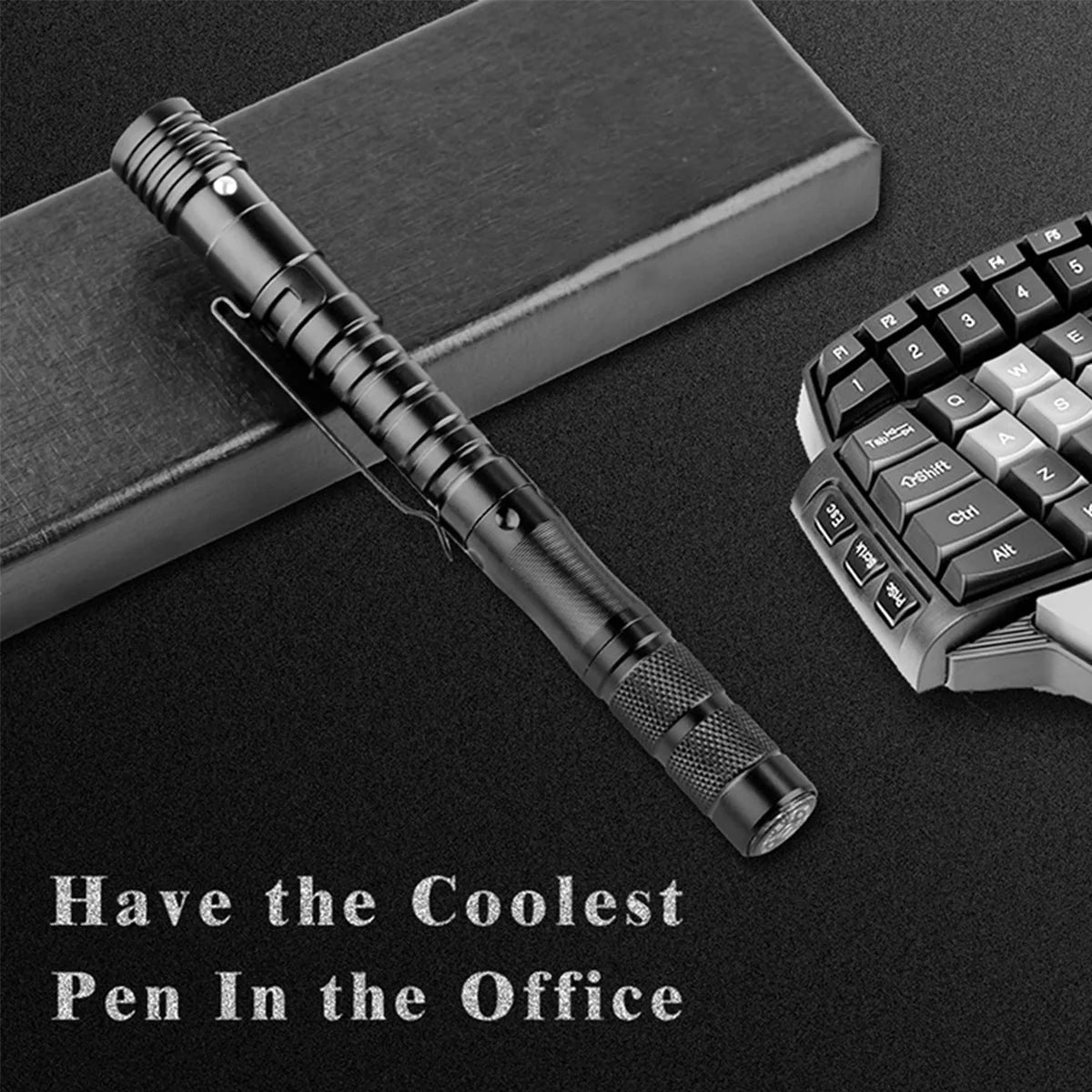 MilitaryKart Stealth Talon - The Most Loaded 12 in 1 Tactical Pen with Flashlight and Glass Breaker