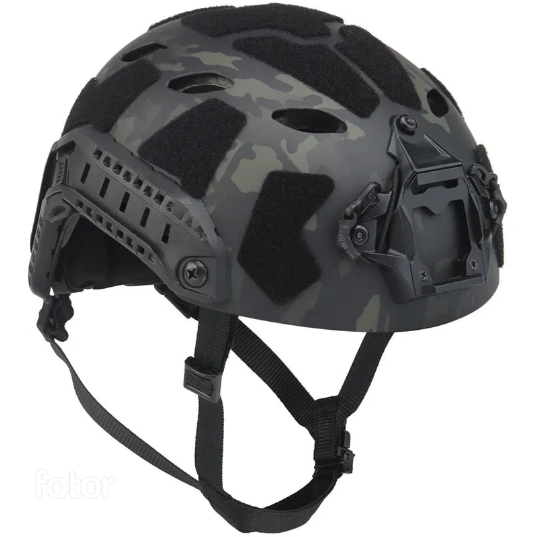 Lightweight Tactical FAST Helmet with NVG Mount & Side Rails for Outdoor Sports