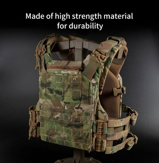 Multifunctional Tactical Vest – Outdoor Military Combat Vest with MOLLE System