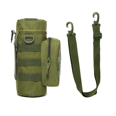 Tactical MOLLE Water Bottle Carrier with Detachable Strap