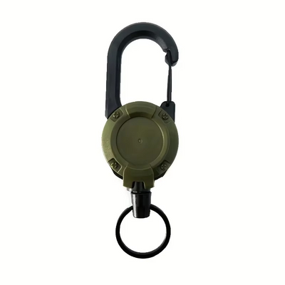 Heavy Duty Retractable Keychain - Key Holder with a Retractable Kevlar Cord