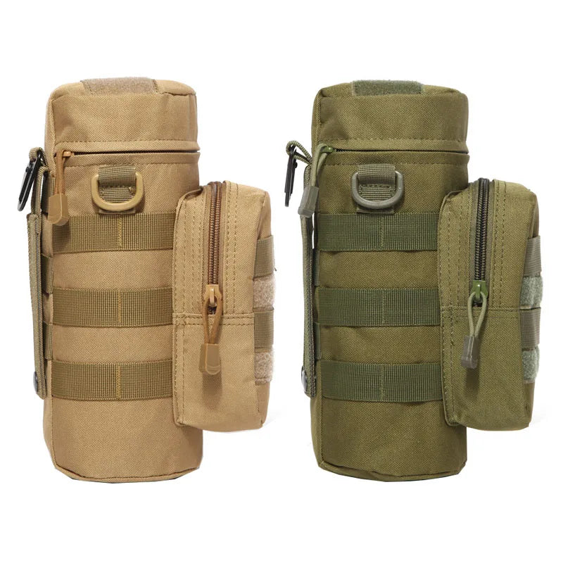 Tactical MOLLE Water Bottle Carrier with Detachable Strap