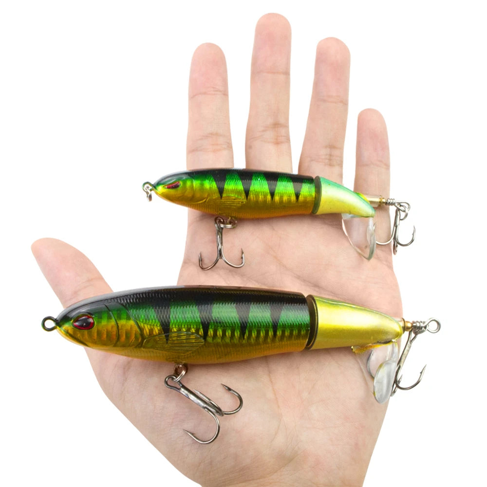 Whopper Popper Fishing Tackle – Soft Rotating Tail Artificial Bait