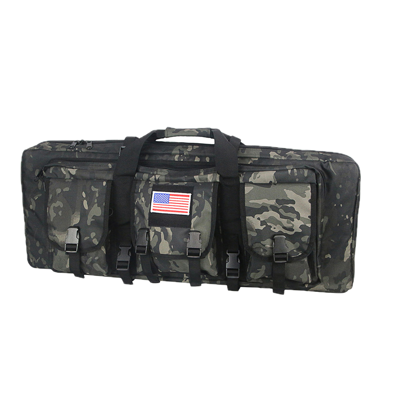 Tactical Double Rifle Bag - Molle Rifle Case for Sniper, Airsoft & Hunting Gear