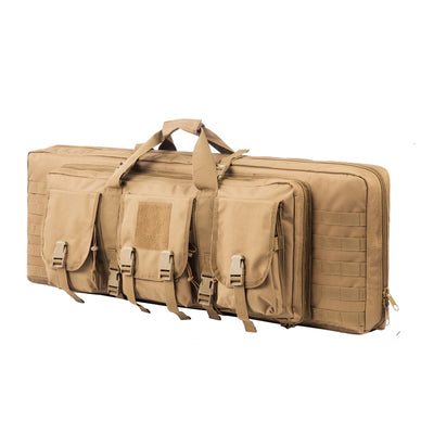 Tactical Double Rifle Bag - Molle Rifle Case for Sniper, Airsoft & Hunting Gear