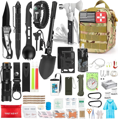 232 PCs Tactical Survival First Aid Kit IFAK Molle System Compatible Outdoor Gear Emergency Kits